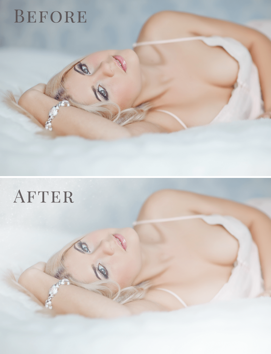 boudoir photo overlays