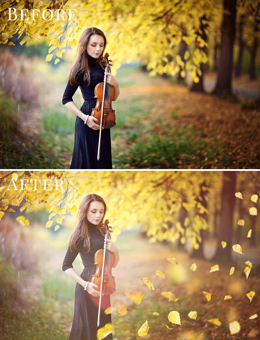 fall photo overlays