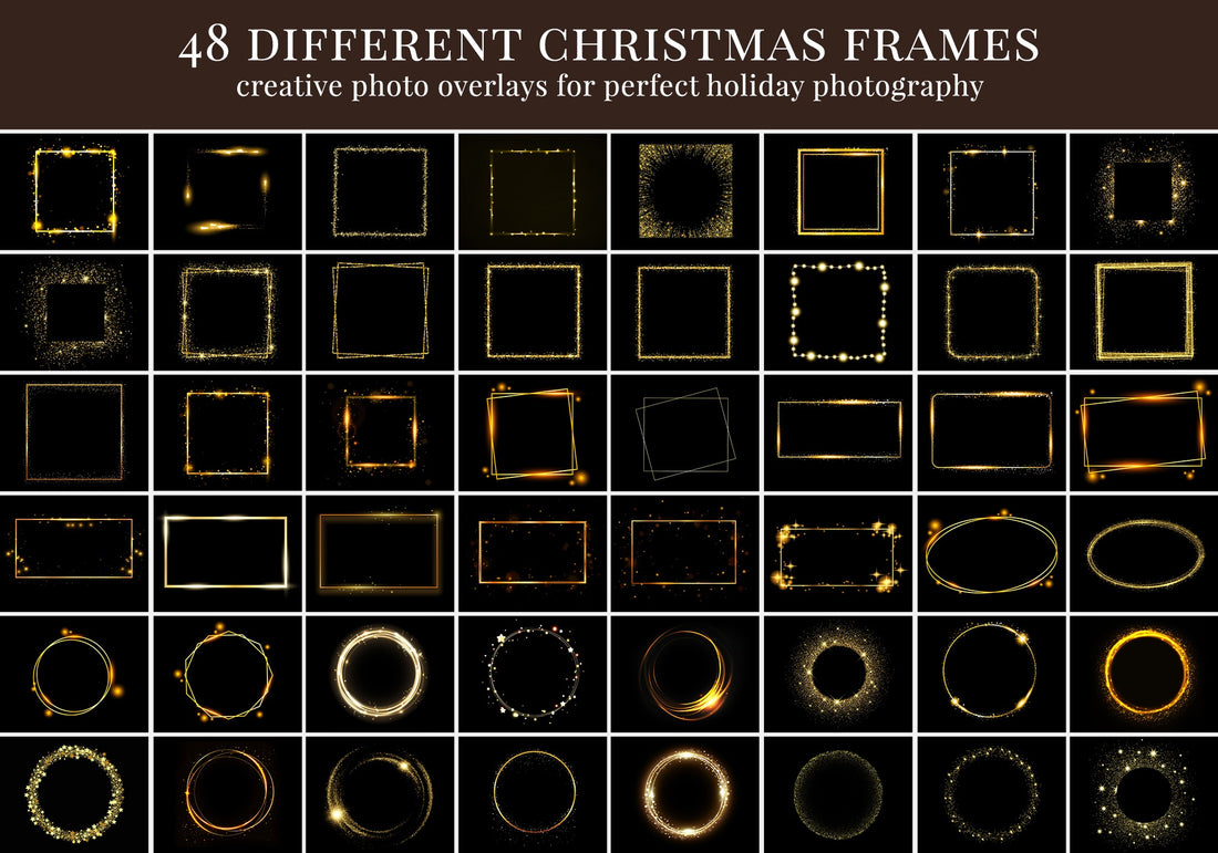 Christmas Frames Photo Overlays