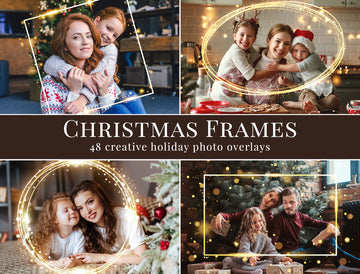 Christmas Frames Photo Overlays