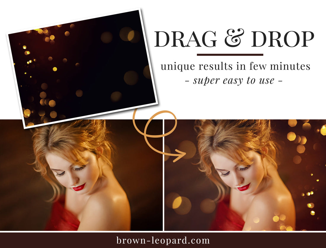 Christmas sparkle overlays