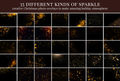 Christmas sparkle overlays