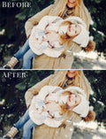 Snow photo overlays