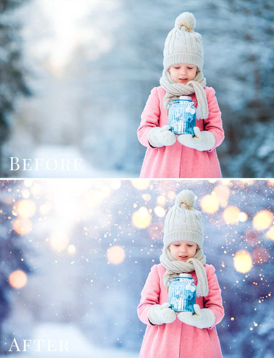 free Christmas photo overlay