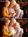 Christmas photo overlays