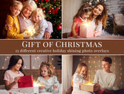 Gift of Christmas Photo Overlays