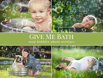 Give Me Bath Bubbles Photo Overlays