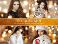 gold bokeh photo overlays