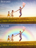 rainbow photo overlays