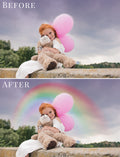 rainbow photo overlays