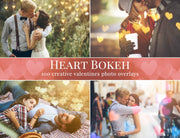 Heart Bokeh Photo Overlays