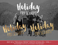 holiday minis photo overlays
