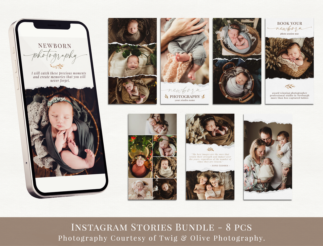Newborn Instagram Stories