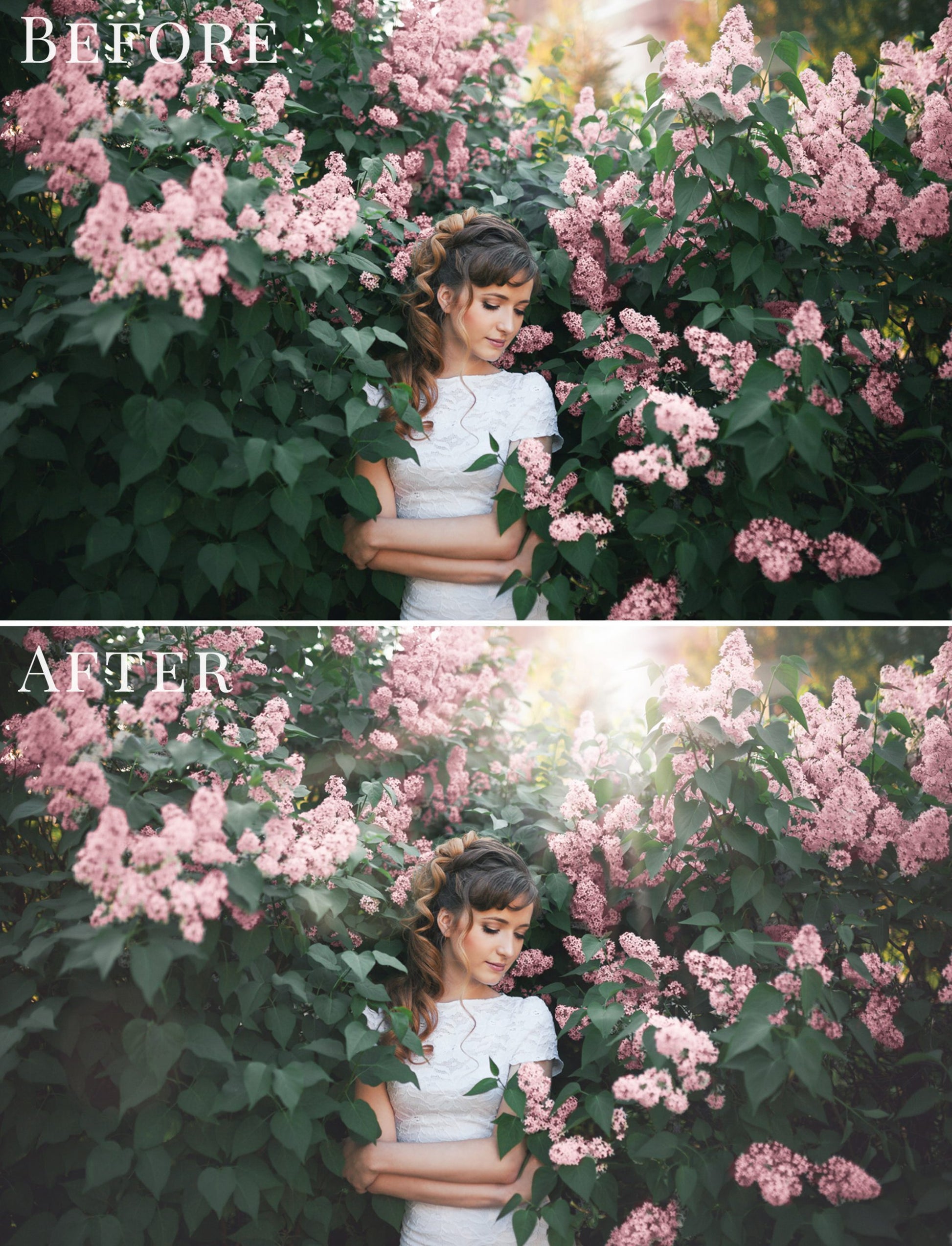 spring photo overlays for Photoshop