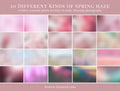 spring photo overlays for Photoshop