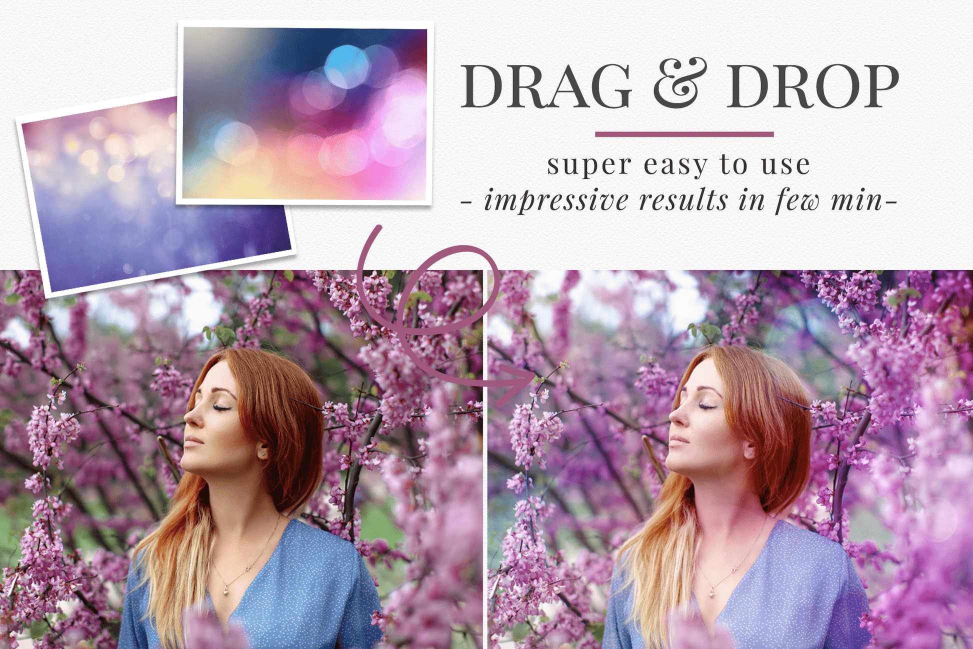 purple bokeh photo overlays