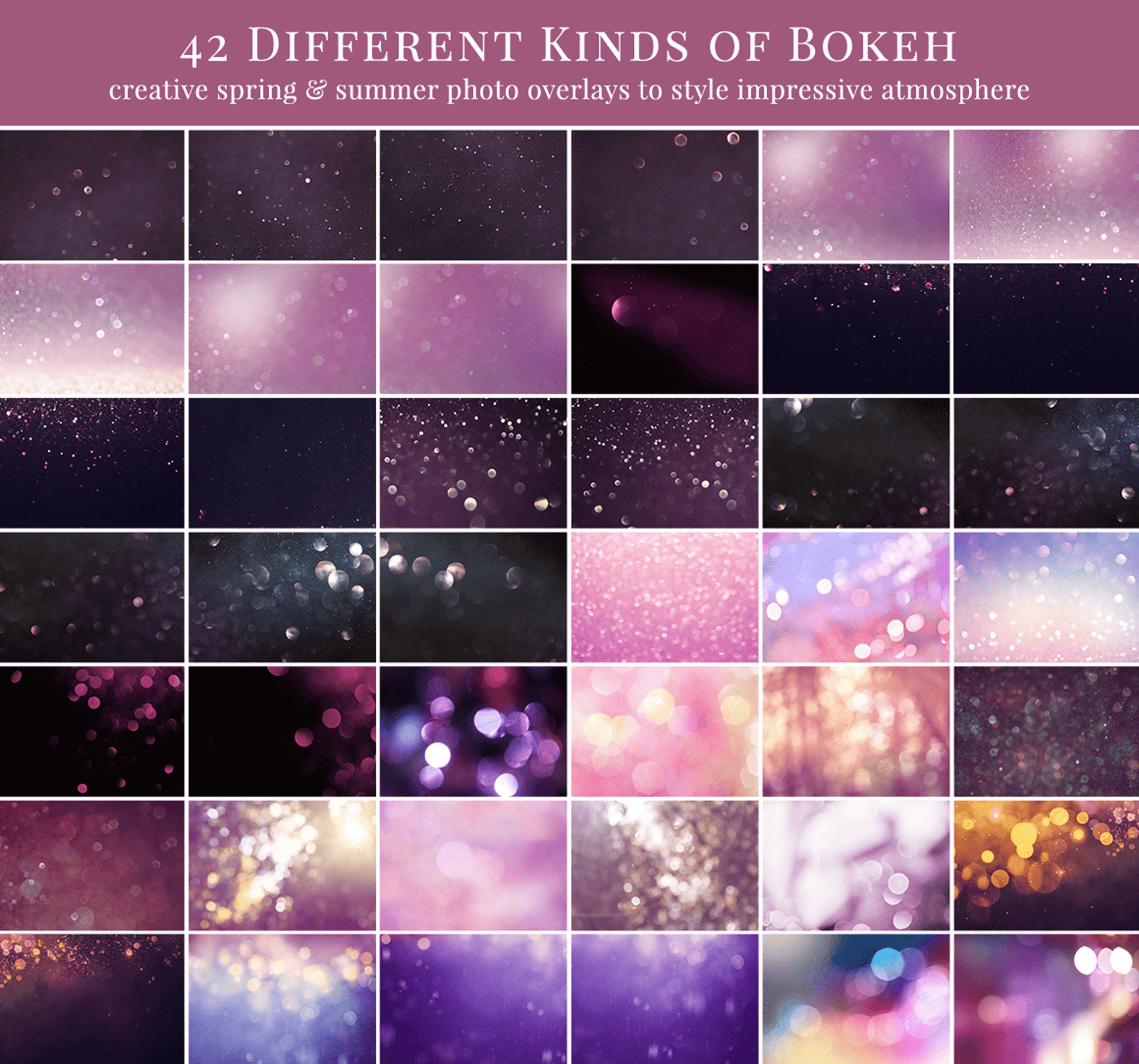 purple bokeh photo overlays