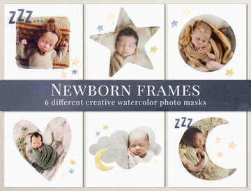 Newborn Frames Photo Masks