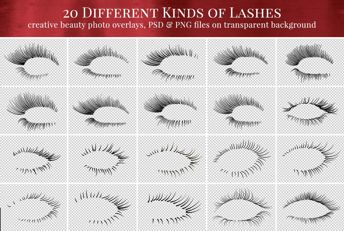 Diva Lashes Photo Overlays