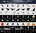 Halloween photo overlays