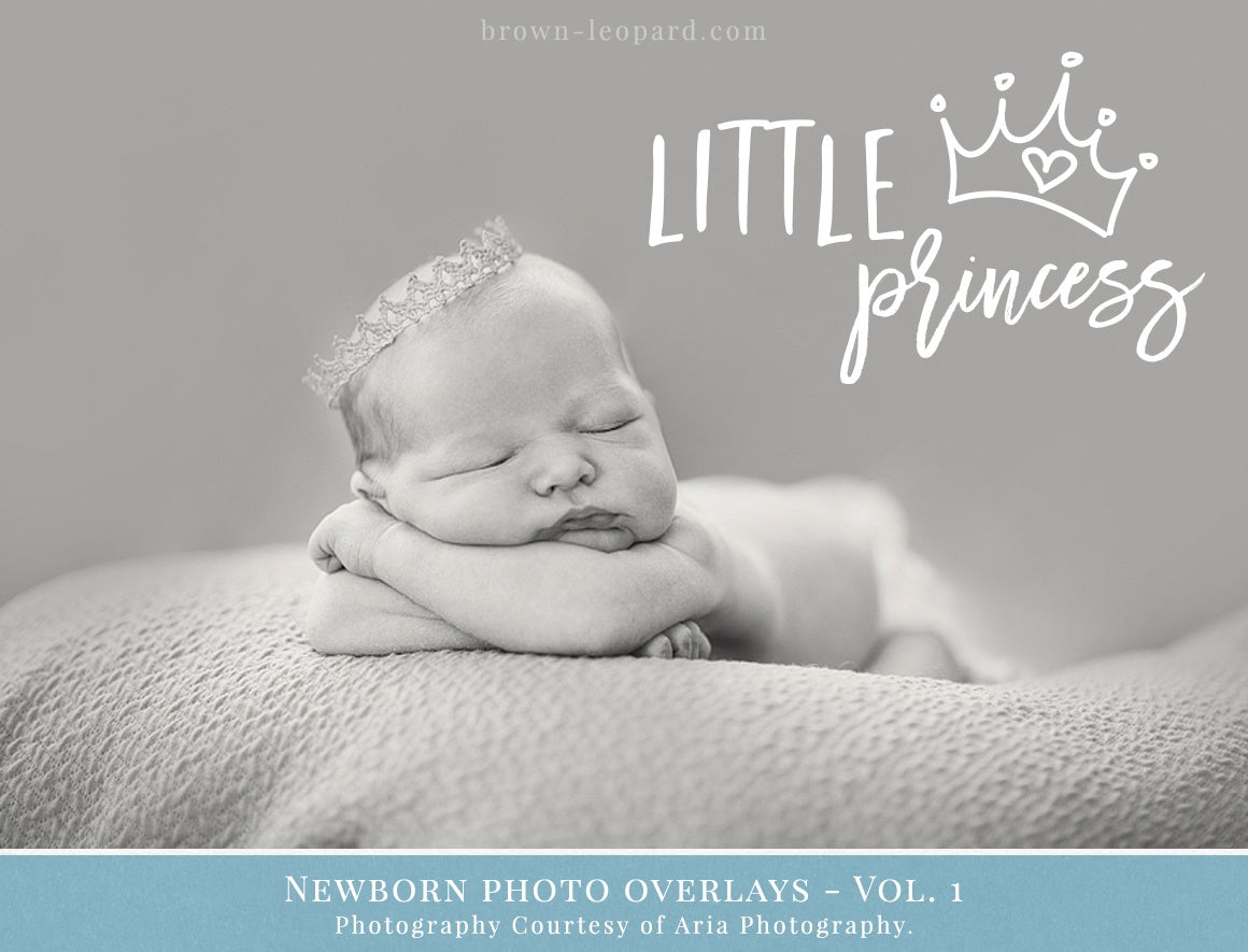 Newborn Photo Overlays
