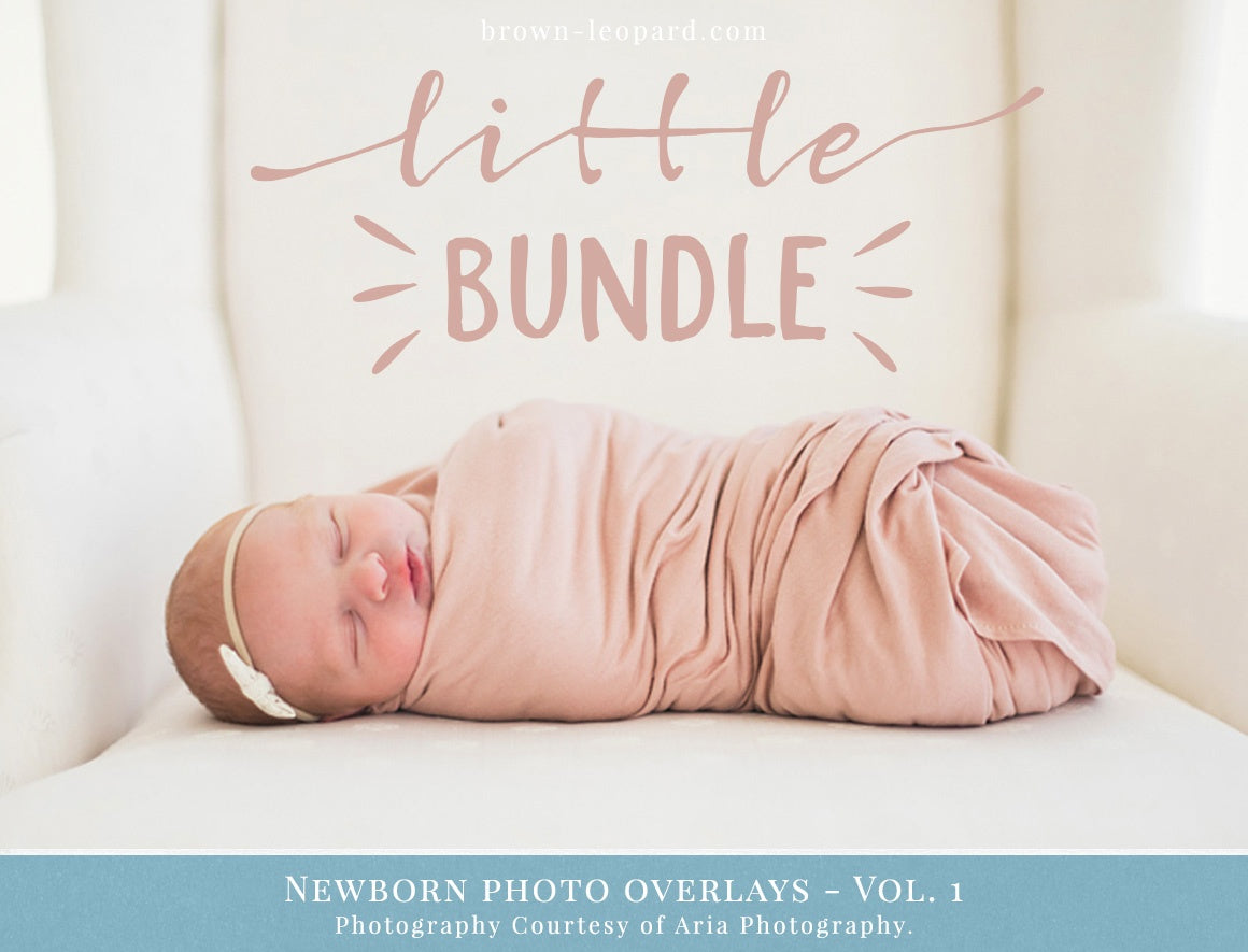 Newborn Photo Overlays