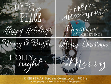 Christmas Wording vol.1 - overlays