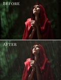 rain photo overlays