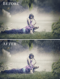 rain photo overlays