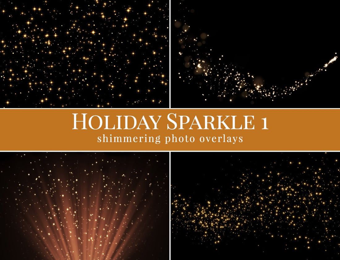 Holiday Sparkle 1 Photo Overlays