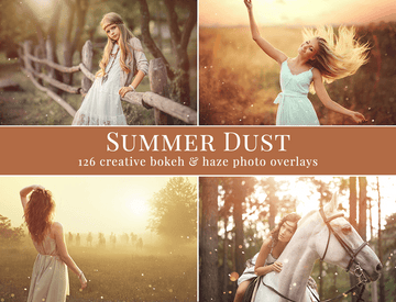 Summer Dust Photo Overlays