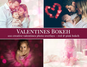 Valentines Bokeh Photo Overlays
