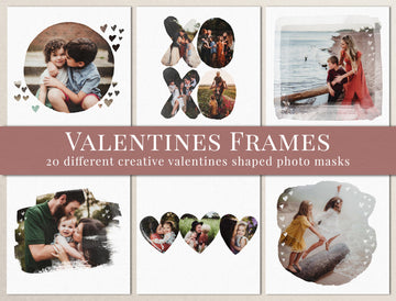 Valentine’s Frames Photo Masks