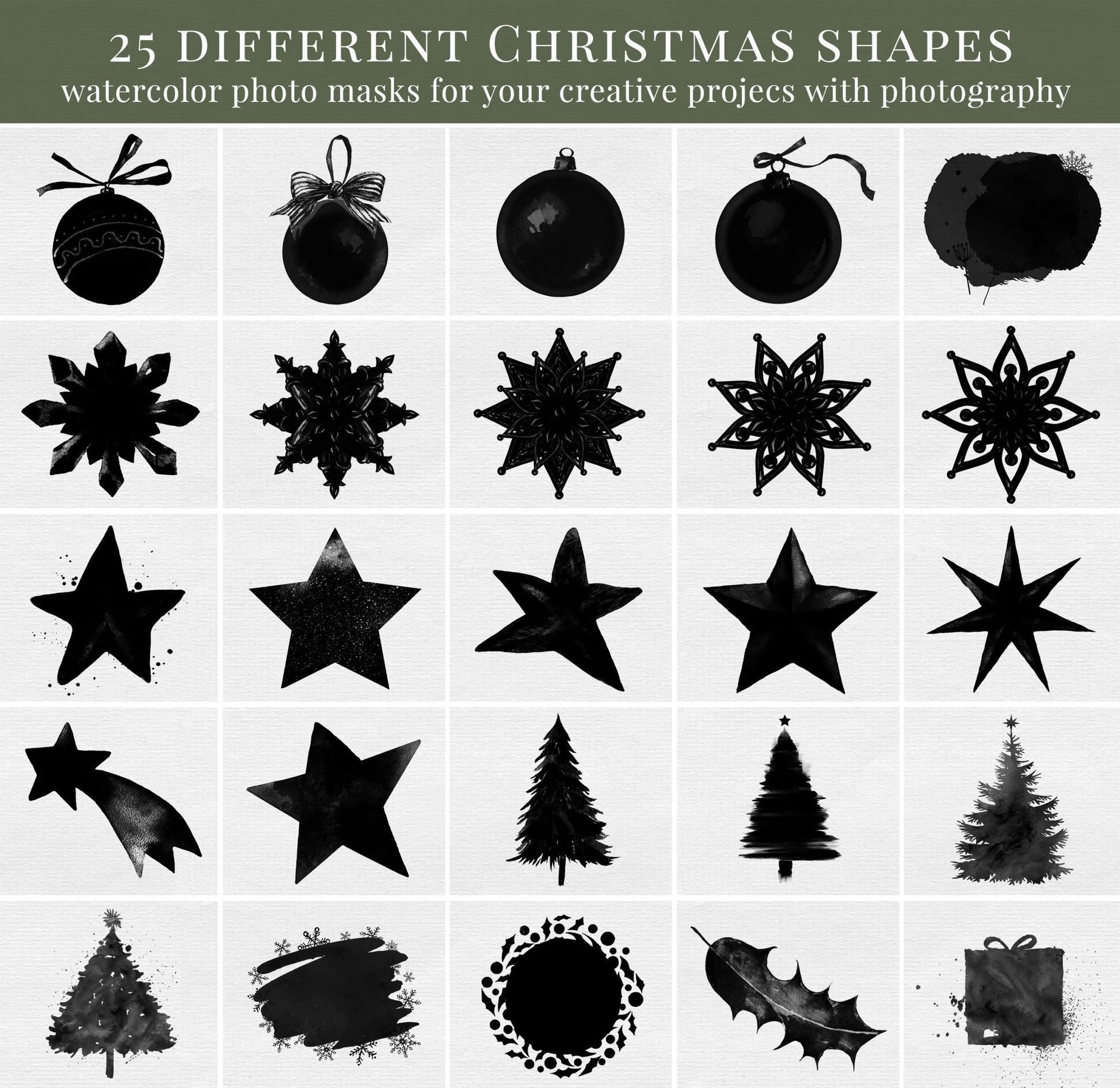 Christmas Trees photomasks