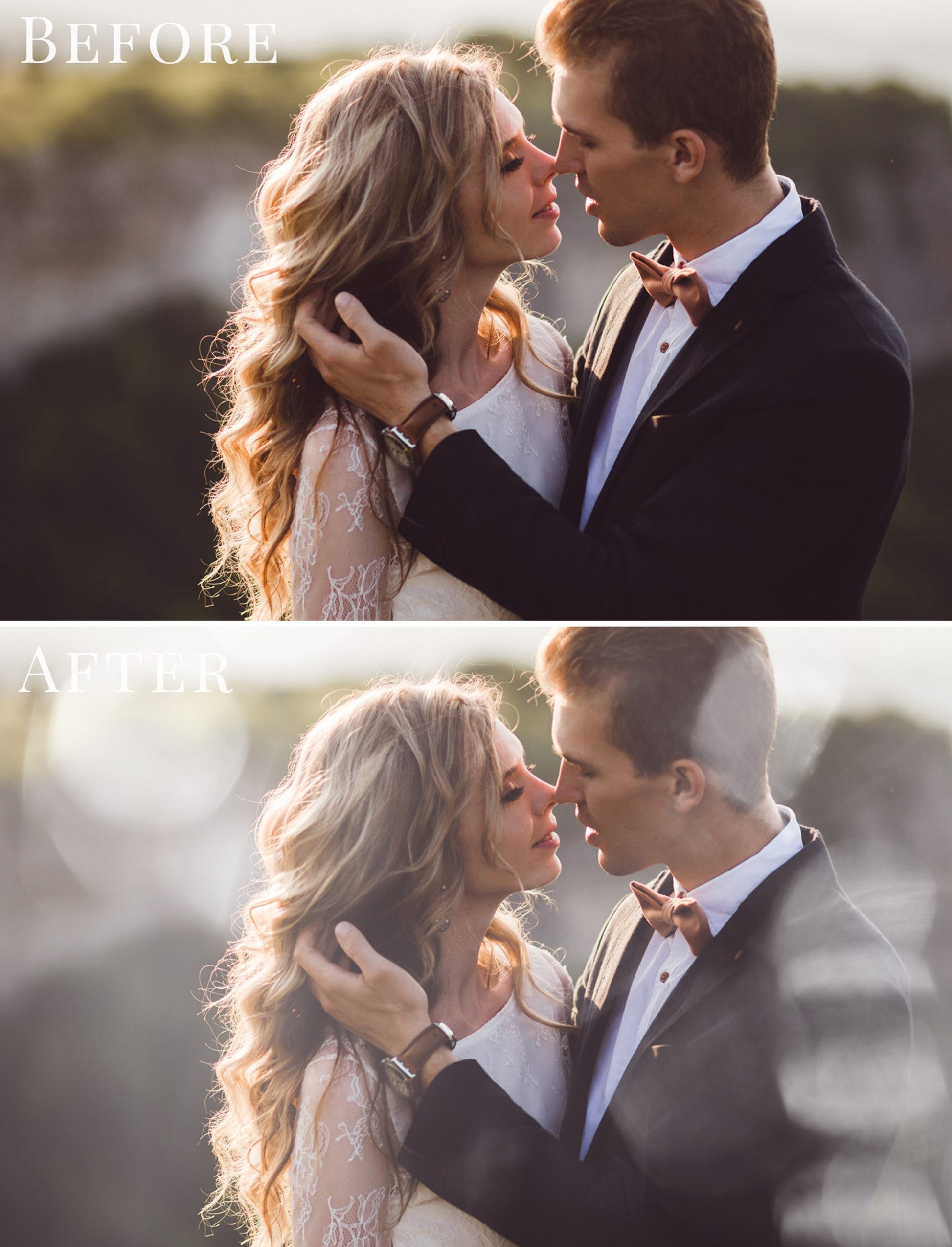 wedding lights photo overlays