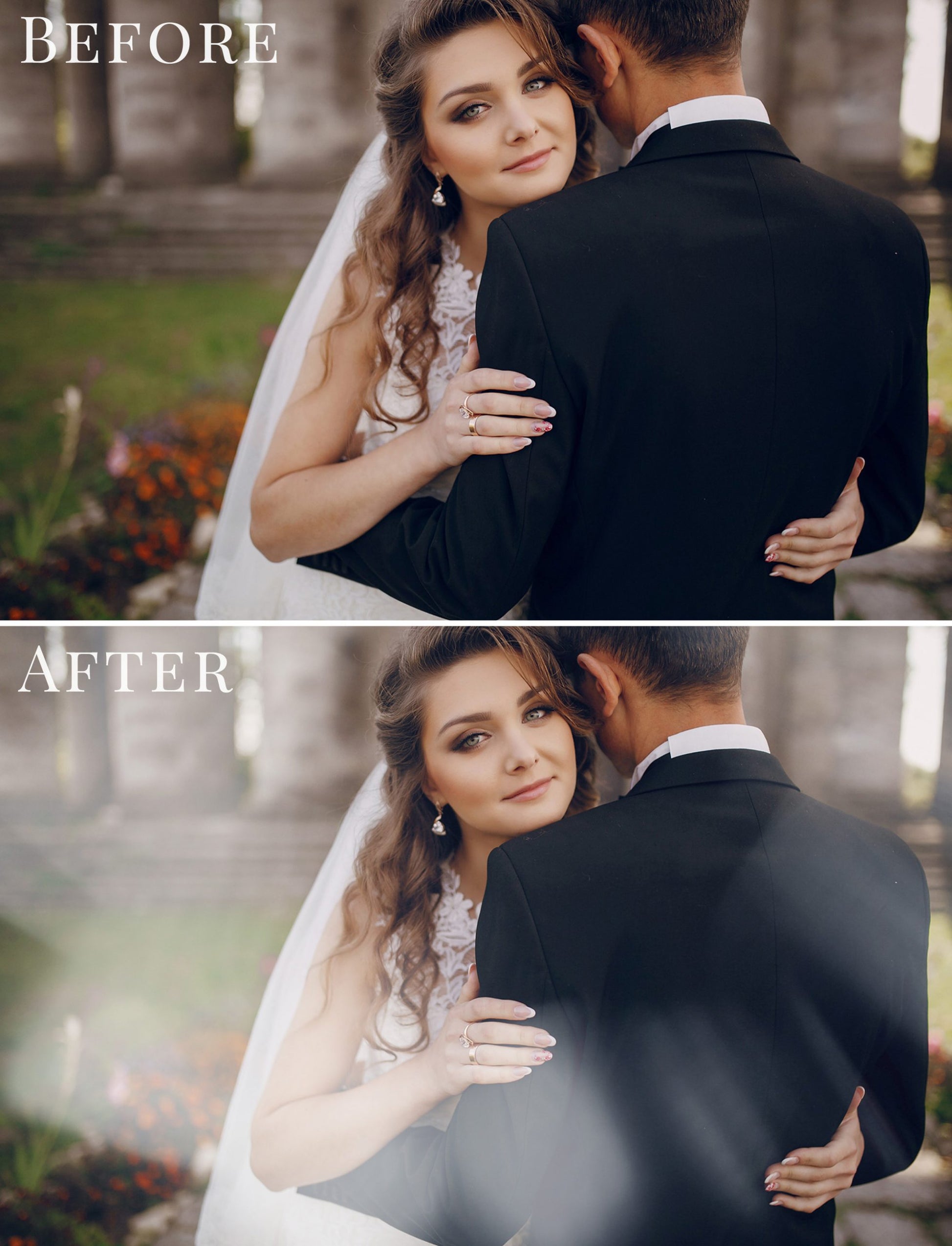 wedding lights photo overlays