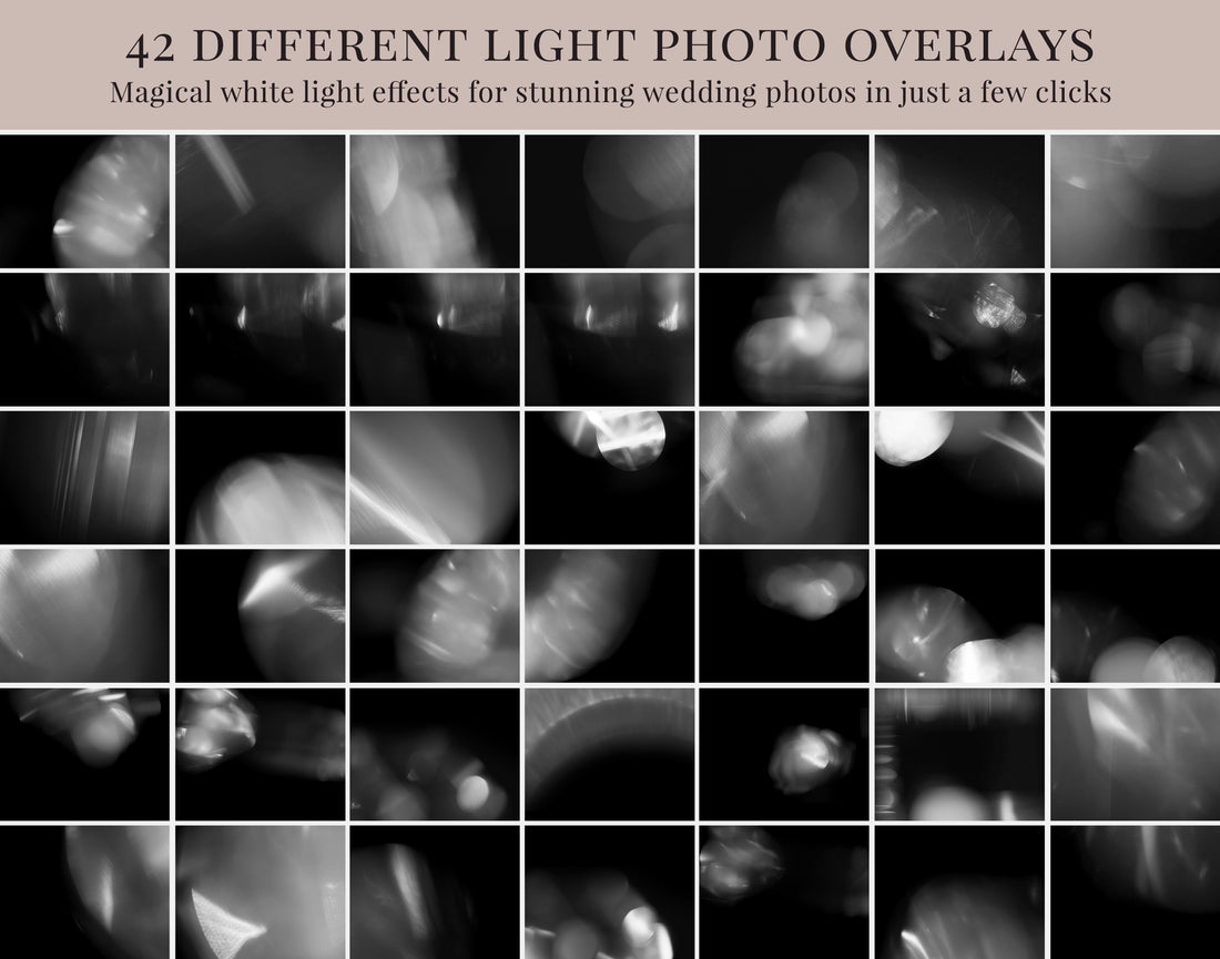 Wedding Lights Photo Overlays II.