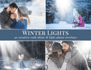 Winter Lights Photo Overlays