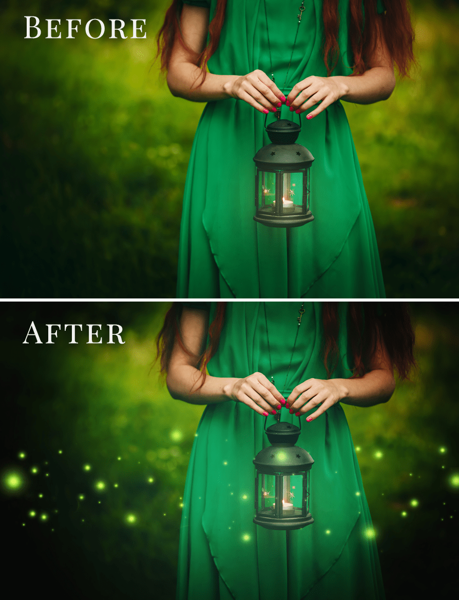 fireflies photo overlays
