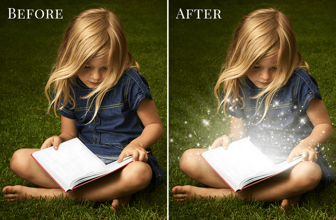 book photo overlays