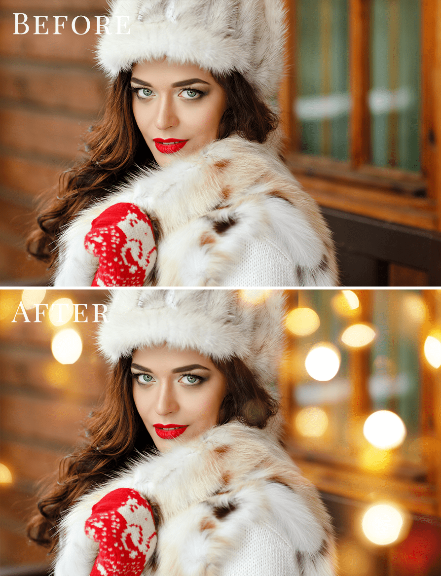 gold bokeh photo overlays