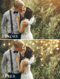 heart bokeh overlays