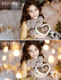 gold bokeh photo overlays