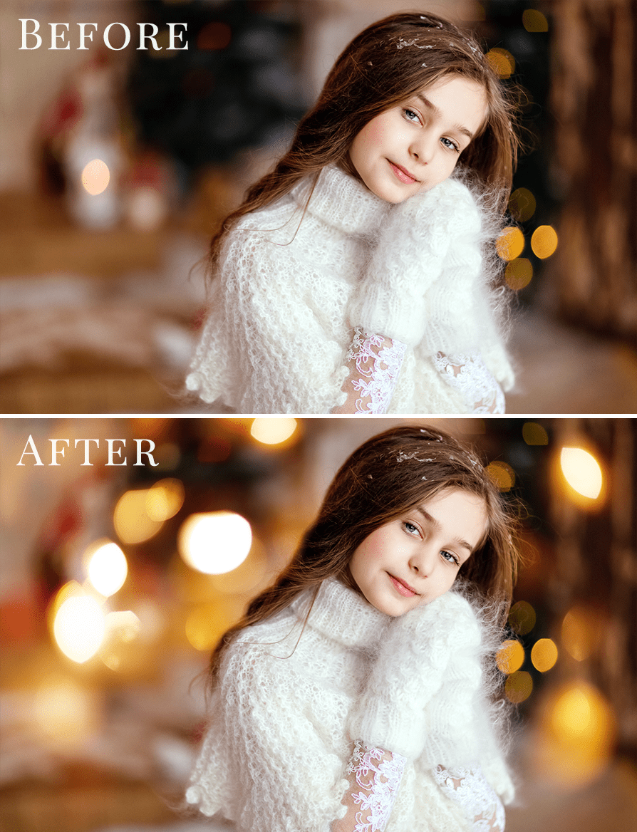 gold bokeh photo overlays