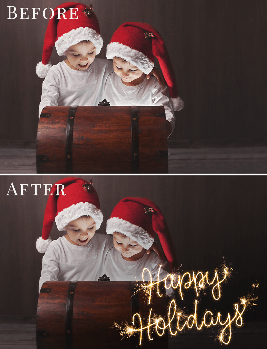 sparklers photo overlays