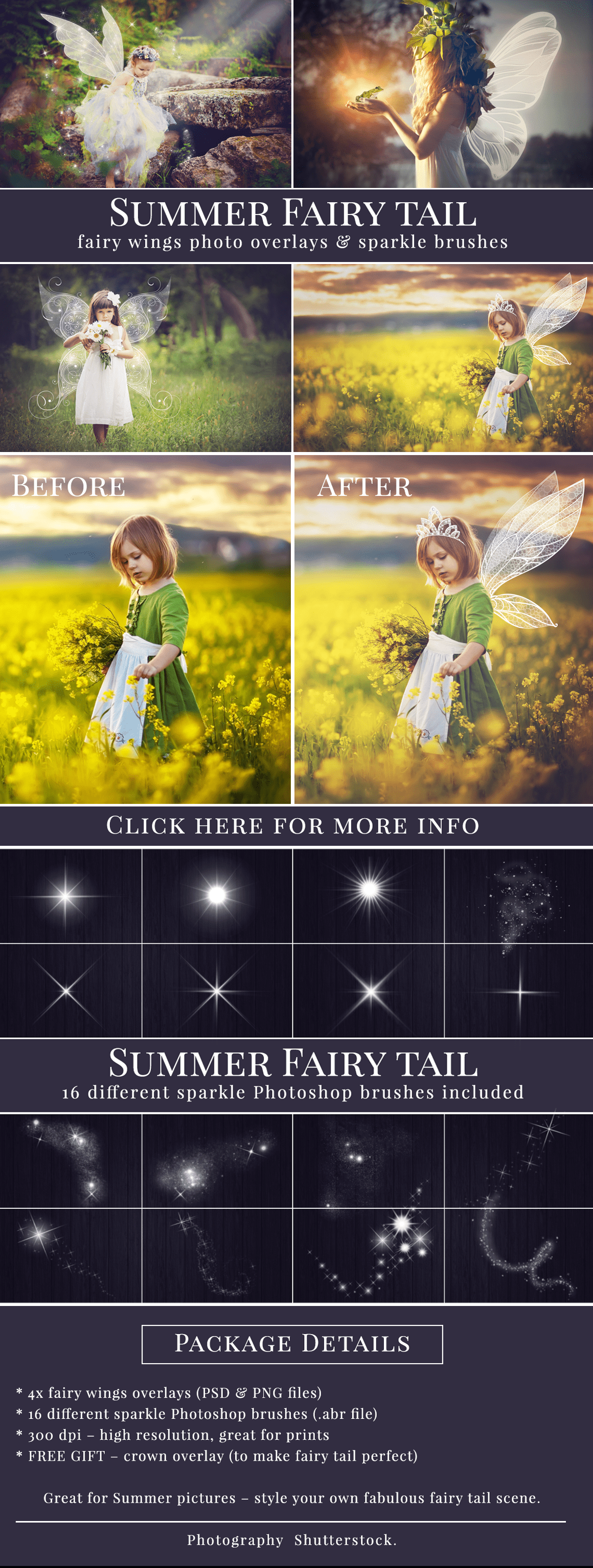 fairy tale photo overlays