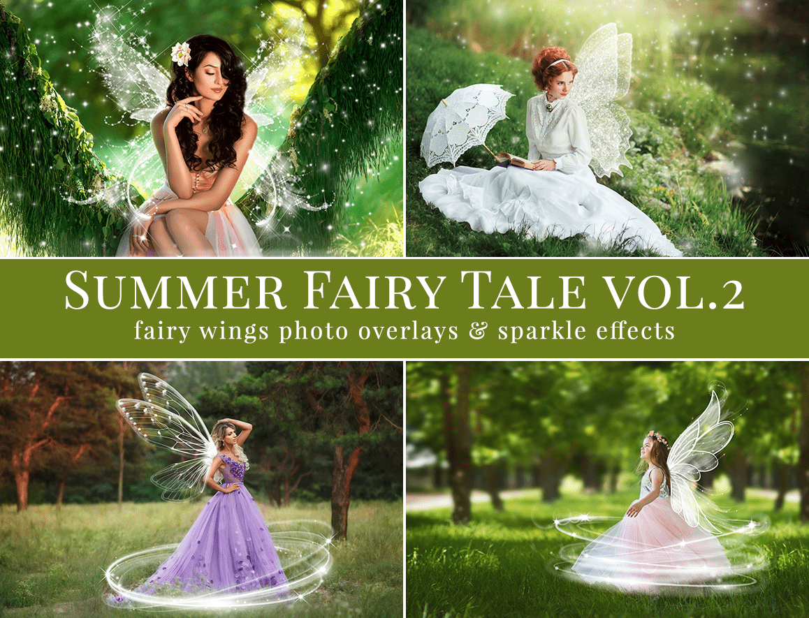 fairy wings photo overlays