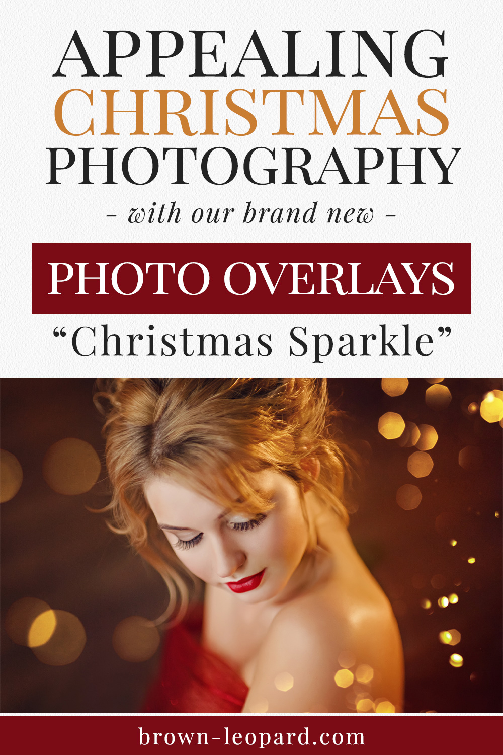 Enhance your Christmas photography! 35 different Christmas sparkle photo overlays. Great for holiday mini sessions, family & kids photography. Drag & drop - very easy to use, quick and simple. Original results just in few seconds. Professional Christmas bokeh photo overlays for Photoshop, PicMoneky, Canva, etc. Photo overlays for creative photographers from Brown Leopard.